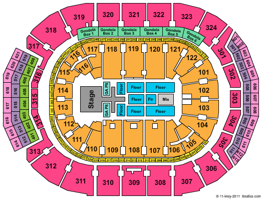 Scotiabank Arena Kenny Chesney Seating Chart