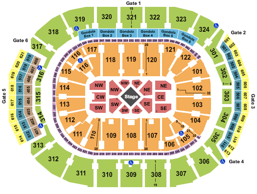 Scotiabank Arena Kevin Hart Seating Chart