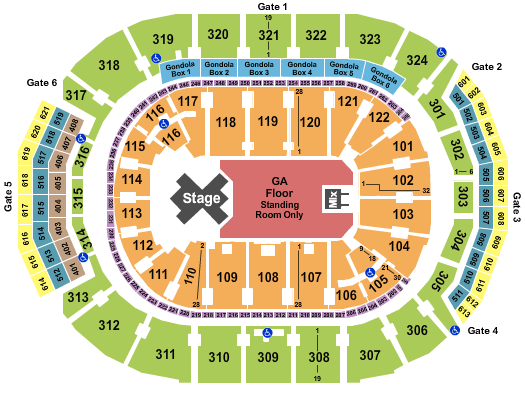 Scotiabank Arena Kygo Seating Chart