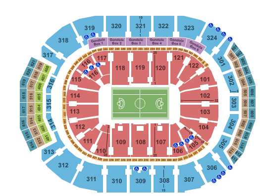 Scotiabank Arena Lacrosse Seating Chart