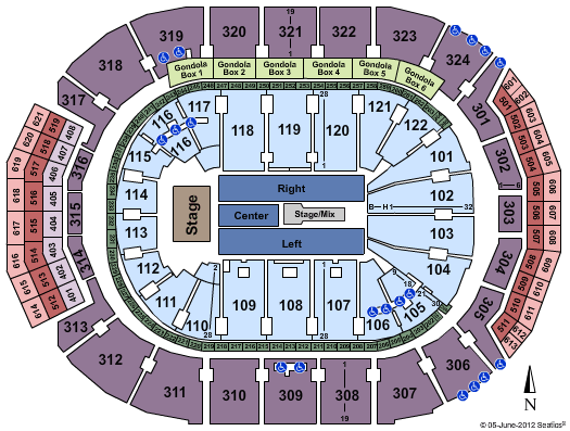 Scotiabank Arena One Direction Seating Chart