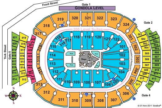 Scotiabank Arena Prince Seating Chart