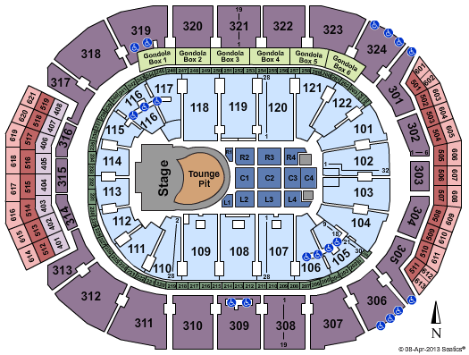 Scotiabank Arena Rolling Stones Seating Chart