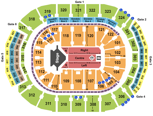 Scotiabank Arena Romeo Santos Seating Chart