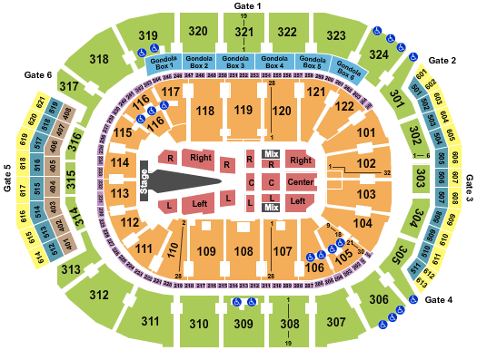 Scotiabank Arena Sam Smith Seating Chart