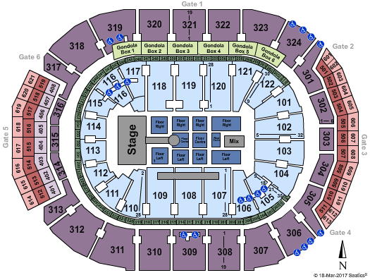 Scotiabank Arena Shania Twain Seating Chart