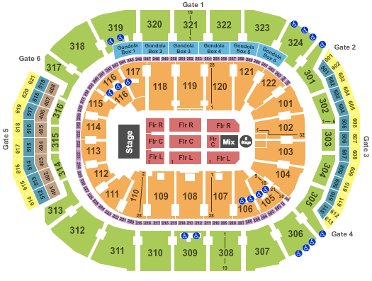 Scotiabank Arena Shawn Mendes Seating Chart
