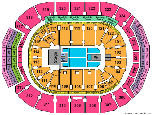 Scotiabank Arena Taylor Swift Seating Chart