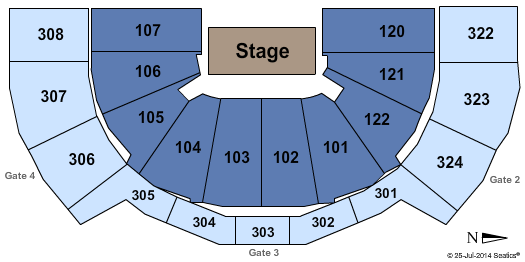 Scotiabank Arena Theatre No Floor Seating Chart