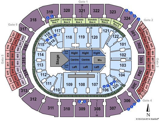 Scotiabank Arena Usher Seating Chart