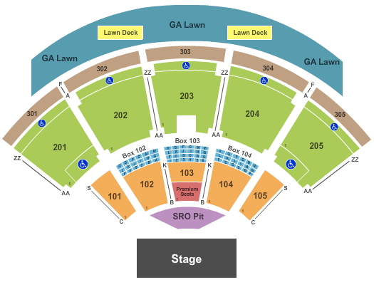 Talking Stick Resort Amphitheatre Korn Seating Chart