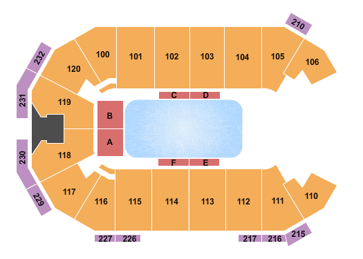 Akins Arena at The Classic Center Disney On Ice Seating Chart