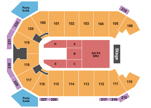 Megan Moroney Akins Arena at The Classic Center Seating Chart