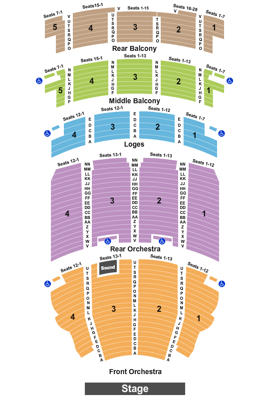 Spokane Civic Theater Seating Chart