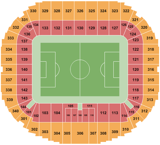 Al-Janoub Stadium Soccer Seating Chart