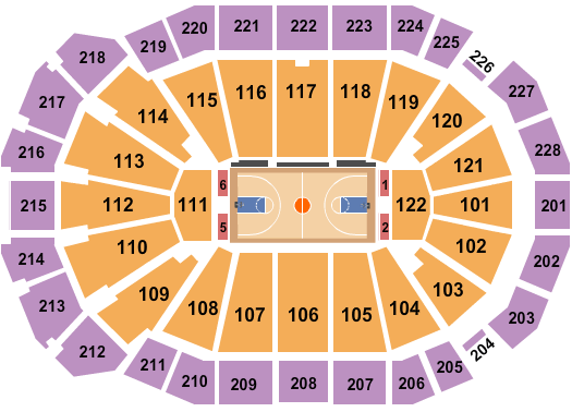 Al McGuire Center Basketball Seating Chart