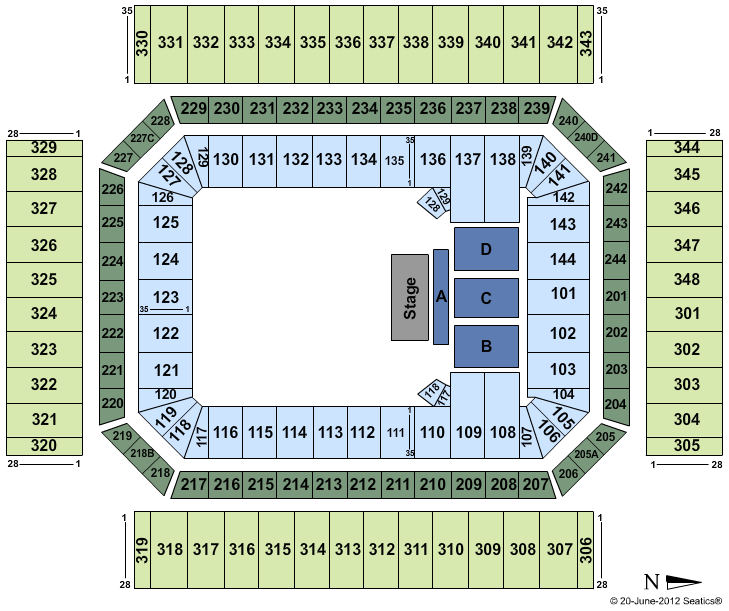 Alamodome Arena Concert Seating Chart
