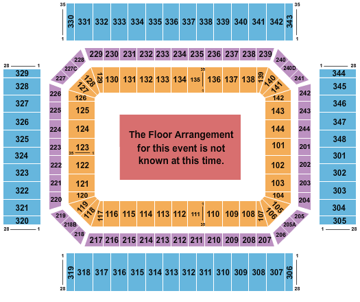 Royal Rumble Seating Chart