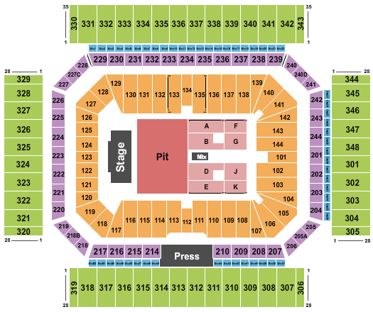Alamodome Seating Chart