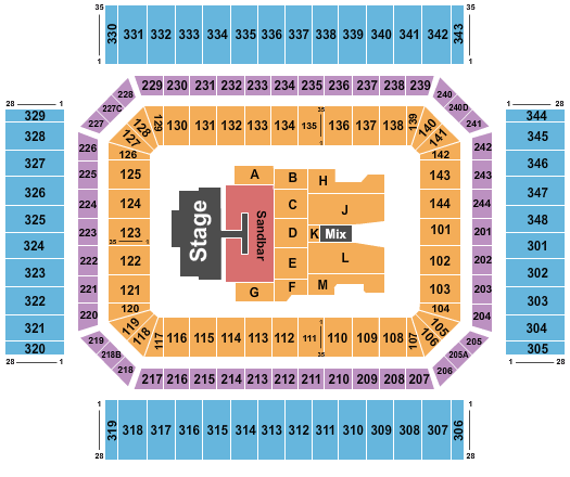 Alamodome Kenny Chesney1 Seating Chart