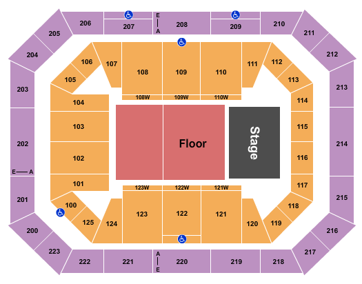 Alaska Airlines Center Seating Chart
