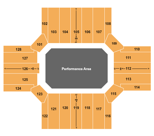 Albany Civic Center Performance Area Seating Chart