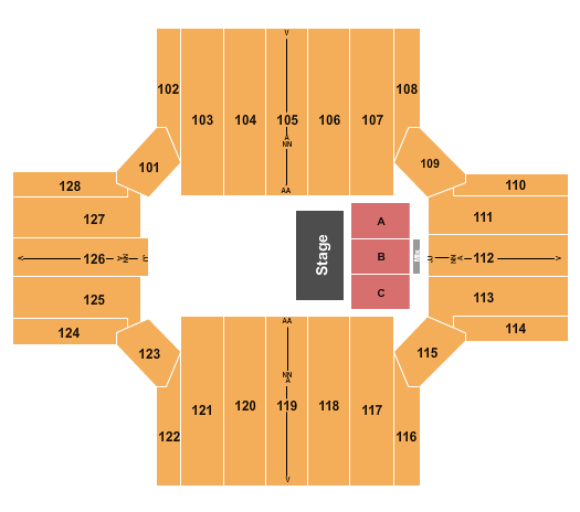 Albany Civic Center Quarter House Seating Chart