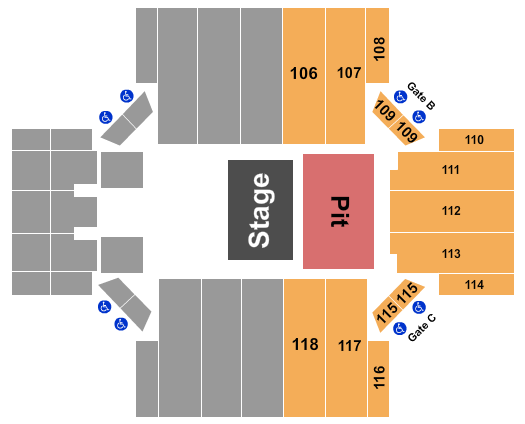 Albany Civic Center Riley Green Seating Chart