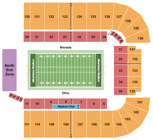 Boise State Albertsons Stadium Seating Chart