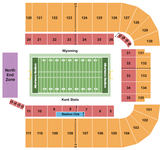 Albertsons Stadium 2019 Potato Bowl Seating Chart