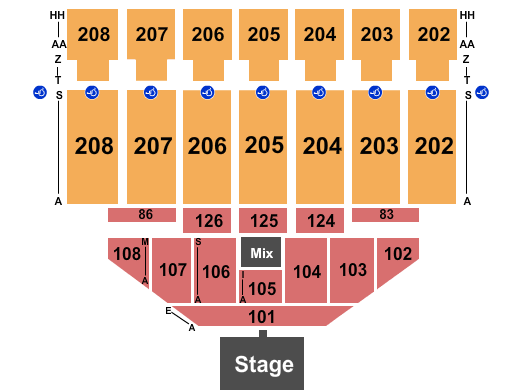 Alerus Center Chris Young Seating Chart