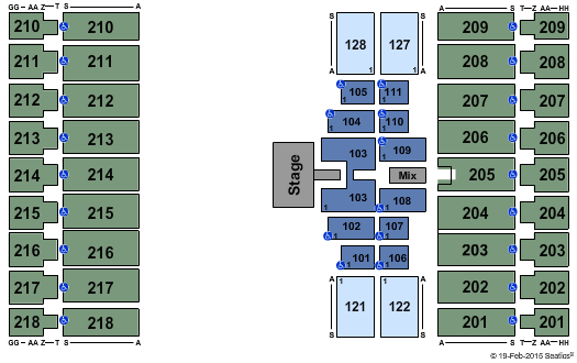 Alerus Center Def Leppard Seating Chart