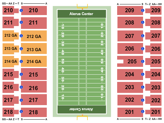 Alerus Center Seating Chart