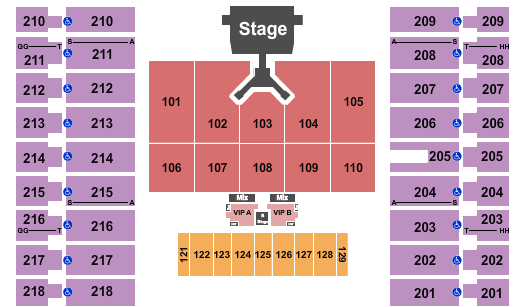 Alerus Center Jonas Brothers 2023 Seating Chart