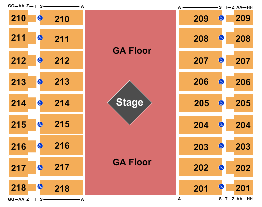 Alerus Center Metallica Seating Chart