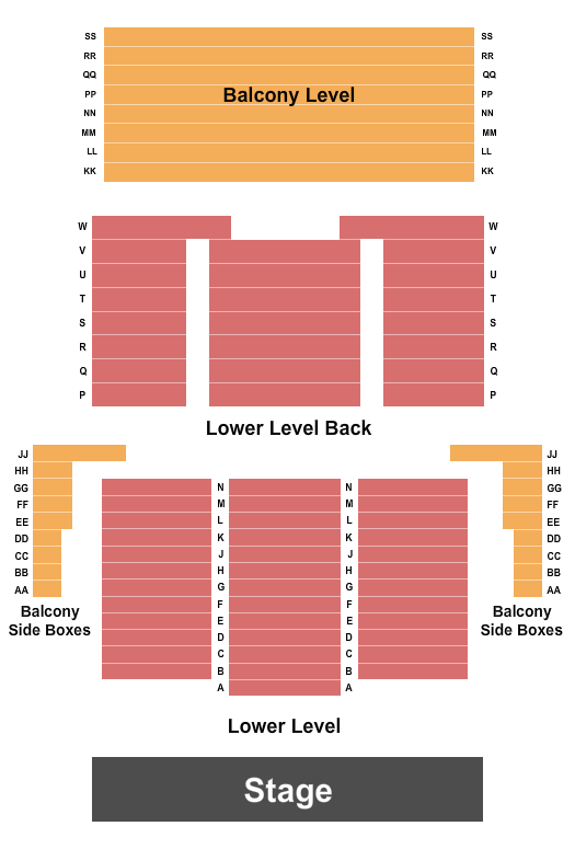 Alexandria Area High School Performing Arts Center Endstage 2 Seating Chart