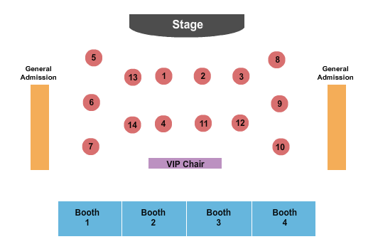 Alexis Park Seating Map