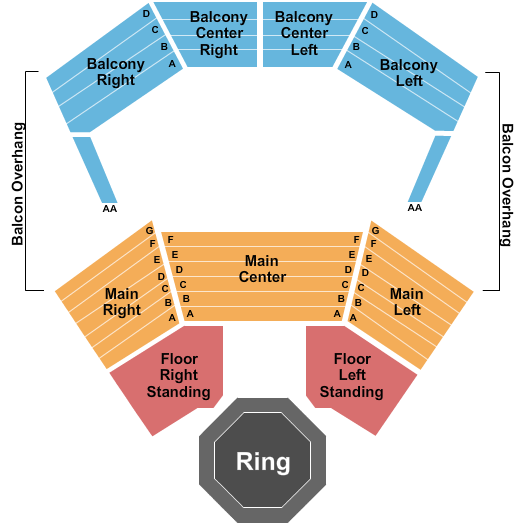 Algonquin College Commons Theatre MMA Seating Chart