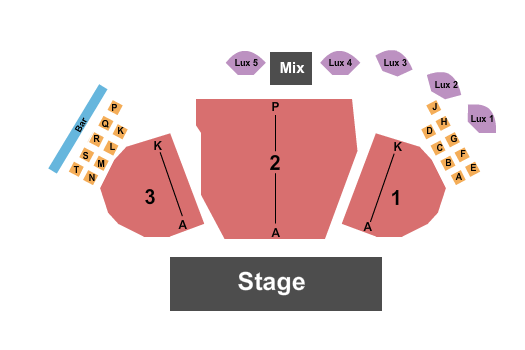 Aliante Casino and Hotel Seating Chart