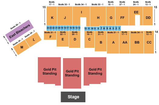 Allegan County Fair Endstage Pit 2 Seating Chart