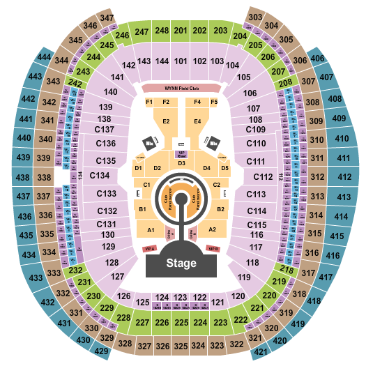 Beyonce Las Vegas Concert Tickets Allegiant Stadium