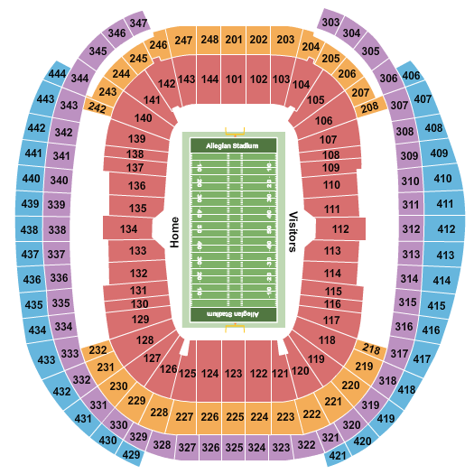 Allegiant Stadium Seating Chart & Maps - Las Vegas