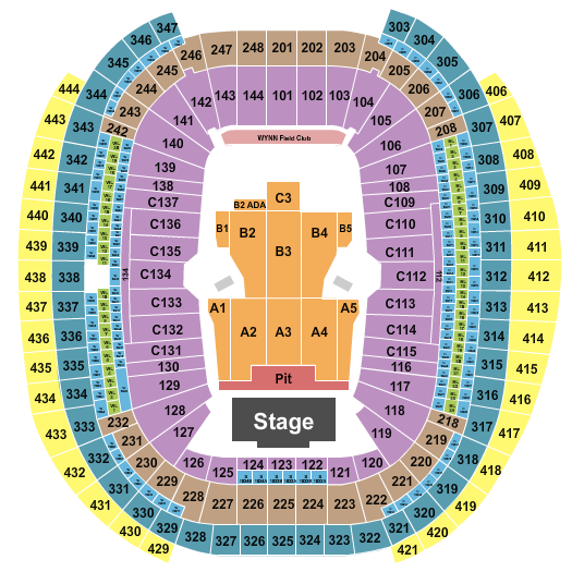 King Princess Las Vegas Concert Tickets Allegiant Stadium