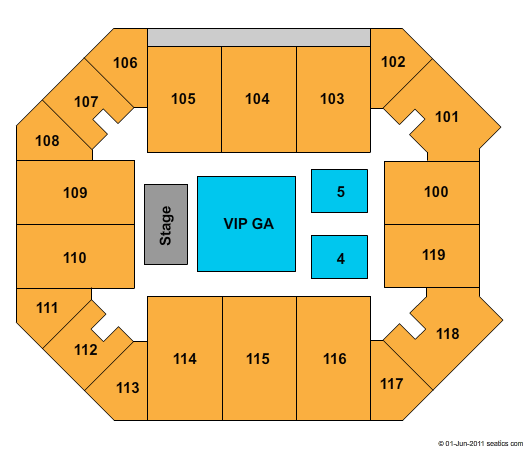 Allen Arena At Lipsomb University End Stage Seating Chart