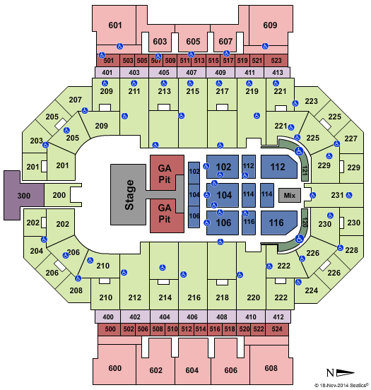 Allen County War Memorial Coliseum Jason Aldean Seating Chart