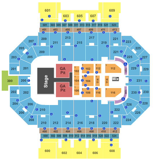 Allen County War Memorial Coliseum Jason  Aldean Seating Chart