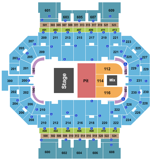 Allen County War Memorial Coliseum Seating Chart