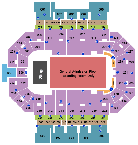 Allen County War Memorial Coliseum Seating Chart Fort Wayne