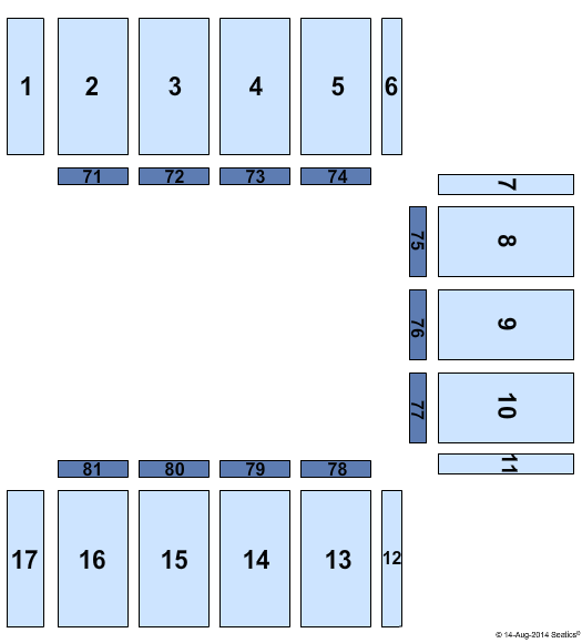 Allen County War Memorial Coliseum Gala of the Royal Horses Seating Chart