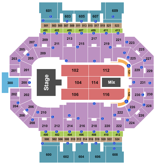 Allen County War Memorial Coliseum JoJo Siwa Seating Chart